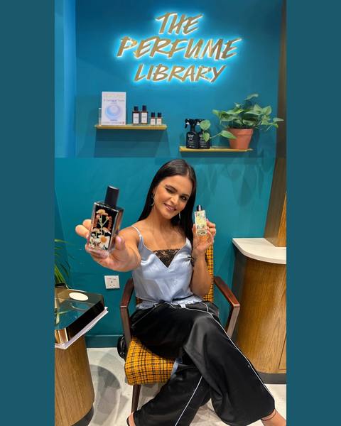 A day at the new Lush concept store at Dubai Hills Mall, making bath bombs and face masks and seeing the perfume library.
