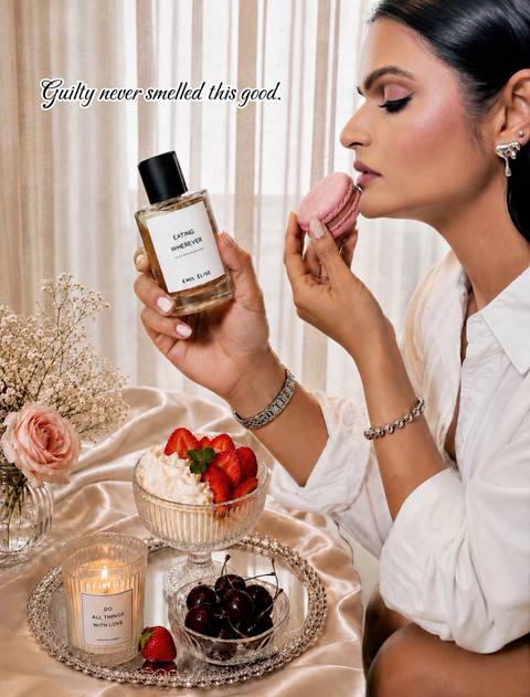 Eating Wherever by Emil Élise, forbidden dessert in a bottle.