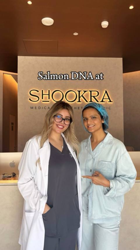 Trying the Rejuran salmon DNA skin treatment at Shookra Aesthetics; gentle, nearly painless, smoother skin afterwards