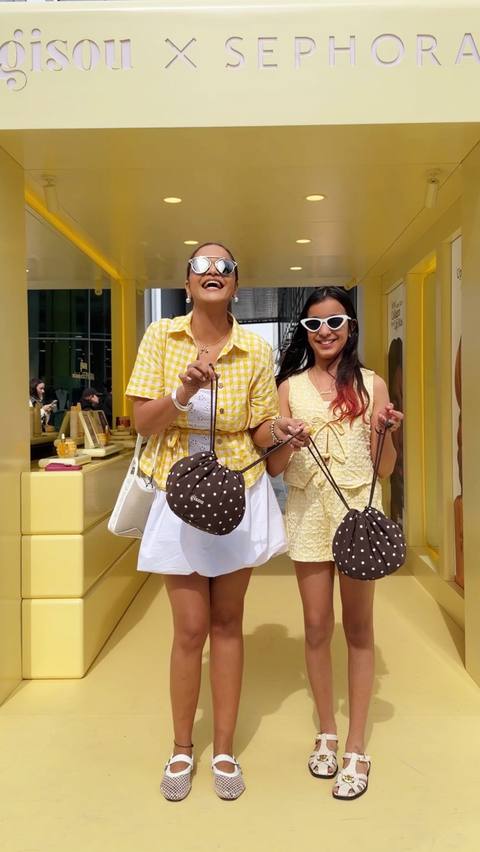 Gisou and Home Bakery pop-up at d3 for the launch of the Honey Glaze Collagen Therapy Lip Mask.