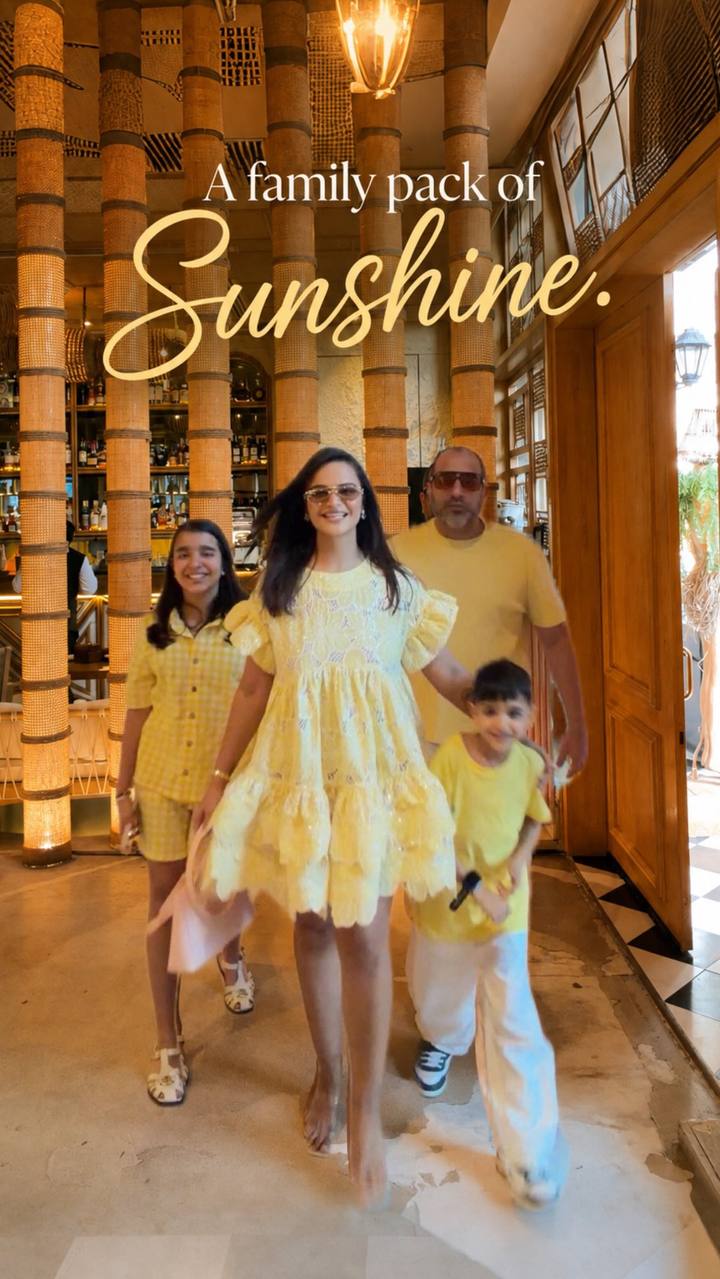 How to do matching family outfits without looking like a costume